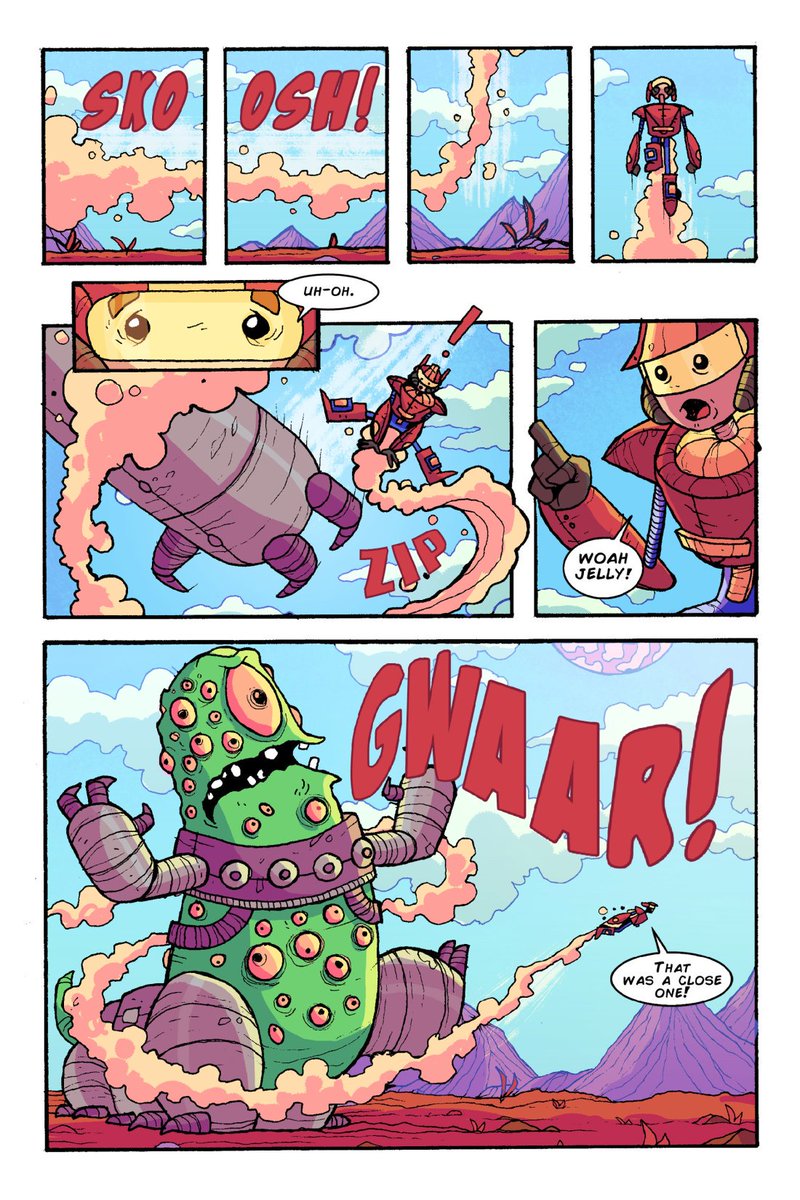 Comixology's tweet photo. When Ronnie's mom gets kidnapped by an evil alien mastermind and his intergalactic superhero dad is off on another exciting mission, it's up to Ronnie to be the hero and try to rescue her! https://t.co/TGWyewUbza https://t.co/3N4C0wpZ1S