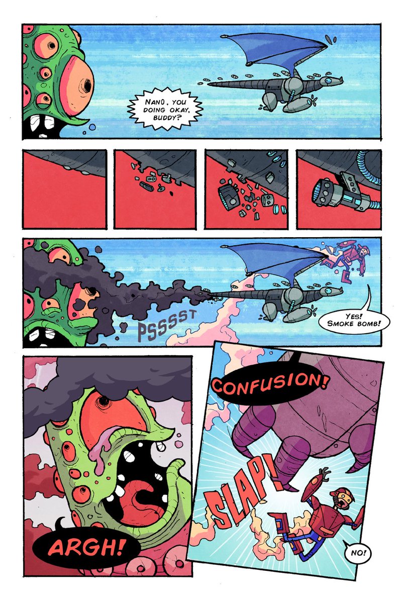 Comixology's tweet photo. When Ronnie's mom gets kidnapped by an evil alien mastermind and his intergalactic superhero dad is off on another exciting mission, it's up to Ronnie to be the hero and try to rescue her! https://t.co/TGWyewUbza https://t.co/3N4C0wpZ1S