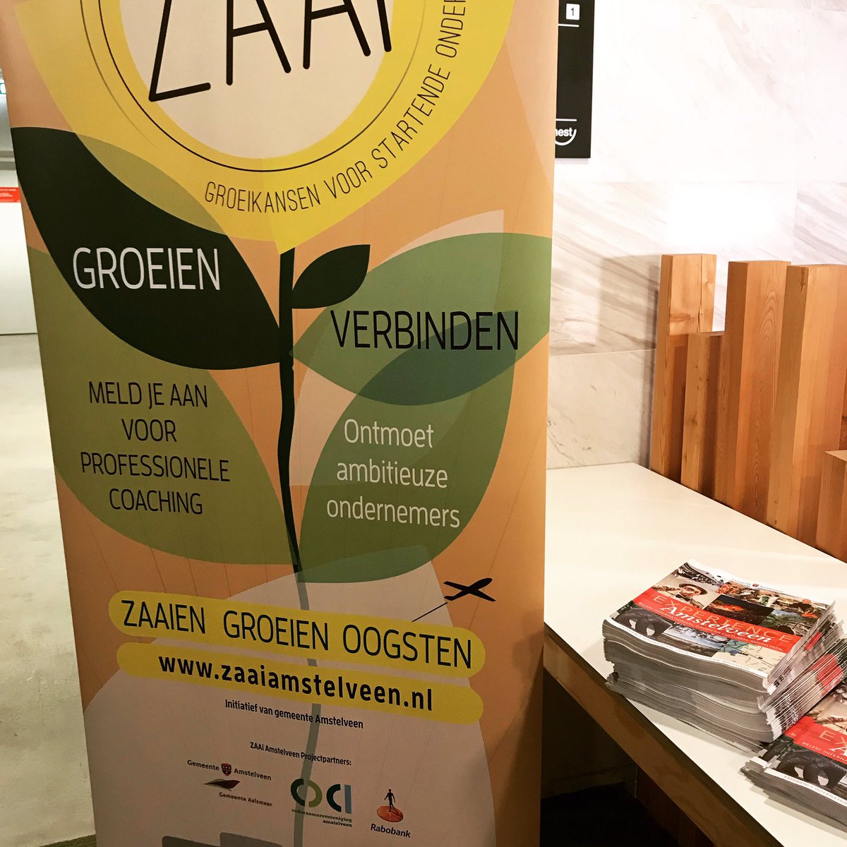 Volop van start met #zaaiamstelveen als projectmanager. Wat een bijzondere ondernemers zijn er weer geselecteerd.