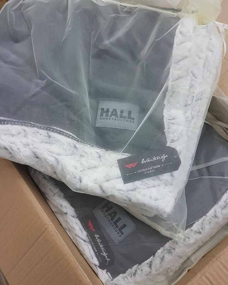 YourPrintingPro's tweet photo. Can I just grab one of these amazingly soft blankets and crawl into bed right now please 😍😍😍👌. Thanks Hall Constructors Corp yet again for another swag order!!
.
.
.
#hallconstructors #Precisionprinting #PrecisionprintingVIP #Customprinting #Promoproducts #Swag #customiz ... https://t.co/dqojRXCreA