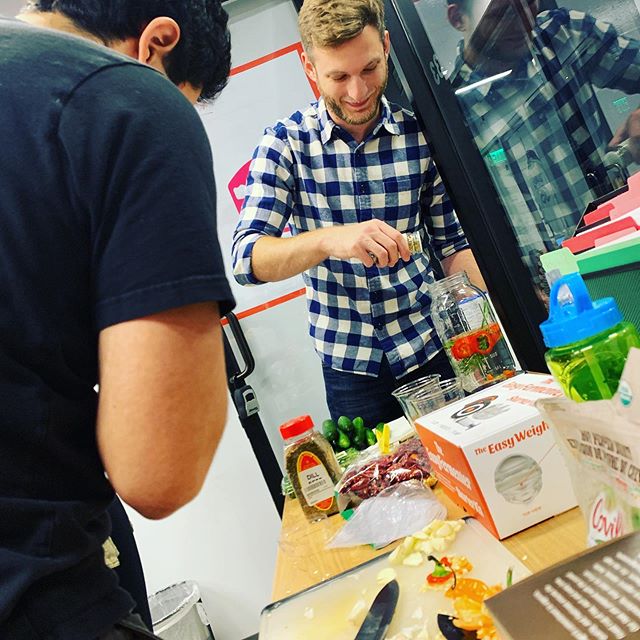 Head chef <a href="/its_the_ben/">Ben Bharier</a> brought in pickling supplies for a live fire exercise during this weeks Lunch N’ Learn!

📸 instagram.com/p/BstgSYmlTg1/ via tweet.photo