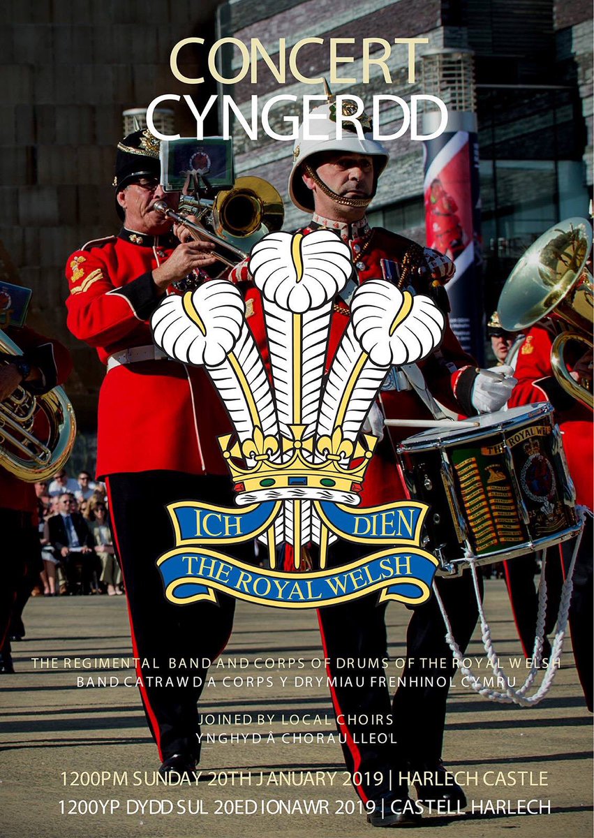 It’s going to be very special @Harlech_Castle this Sunday! <a href="/RoyalWelshBand/">Royal Welsh Band</a> <a href="/CambrianNews/">Cambrian News</a> <a href="/dailypostwales/">DailyPostWales</a> <a href="/northwaleslive/">North Wales Live</a>