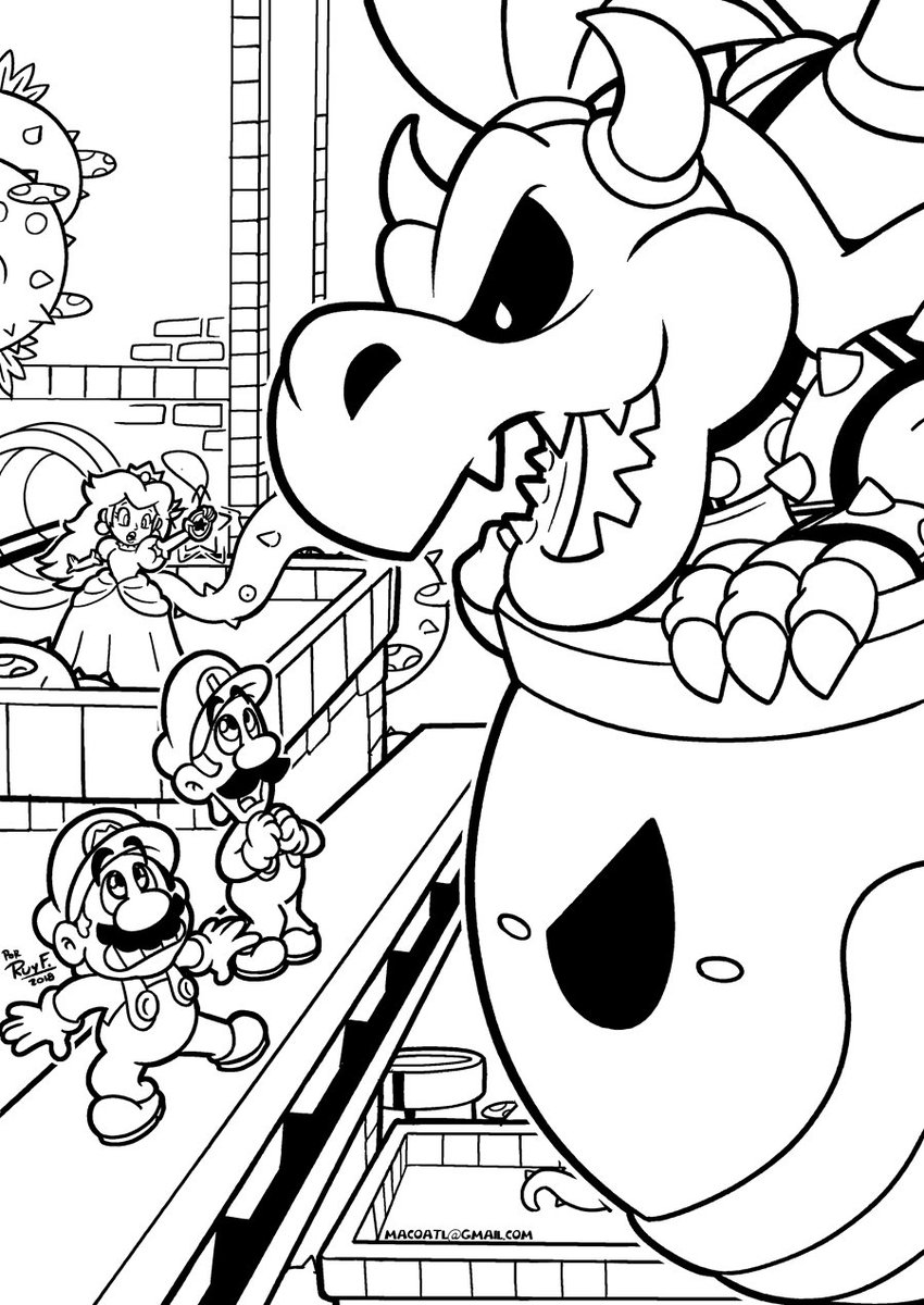 Luigi And Daisy Coloring Pages : Mario Daisy Coloring Page Free