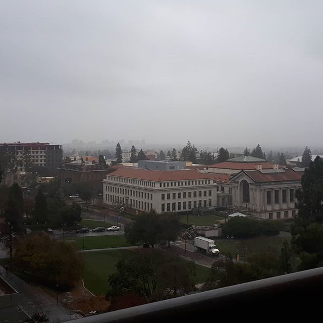 BeckerResearch's tweet photo. New semester, new view. And new weather! ❄☃️->🌦☔ Looking forward to the start of classes next week. I'll be teaching grad Earthquake-Resistant Design! https://t.co/8xg6zg1esP