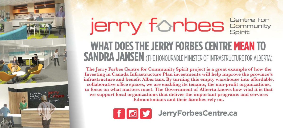 What does the Jerry Forbes Centre mean to Sandra Jansen?

@SANDRAYYCNW 

#jerryforbescentre