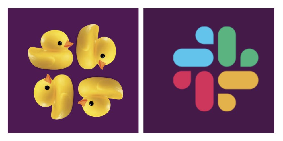 kpmdev's tweet photo. You’ll never unsee this new slack logo refresh https://t.co/2qv2APkLG9