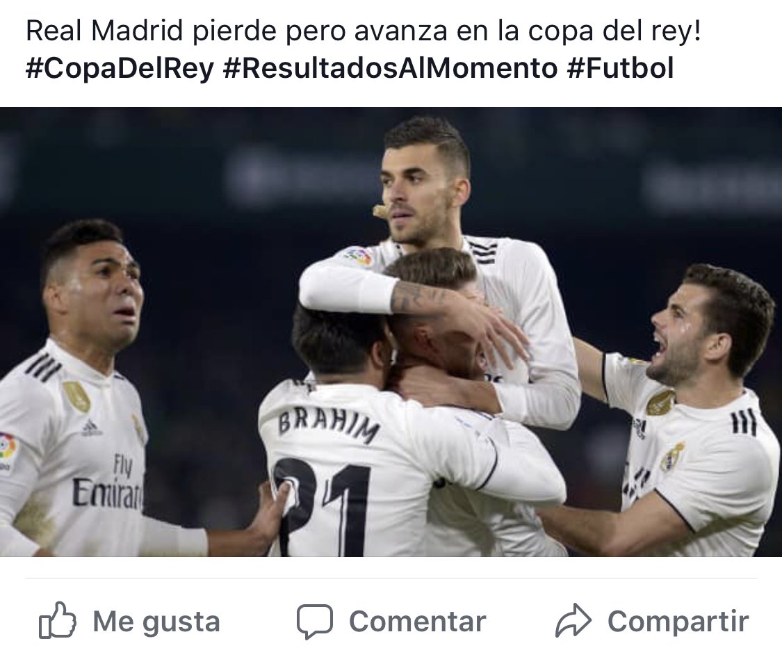 YouTube https://www.youtube.com/channel/UCEIsWOxIMm1X_NdDElA65IA … … …
Facebook @laparrillafutboleraymas
#CopaDelRey #FutbolEnDIRECTV #FutbolPorSKY #futbol #ResultadosAlMomento