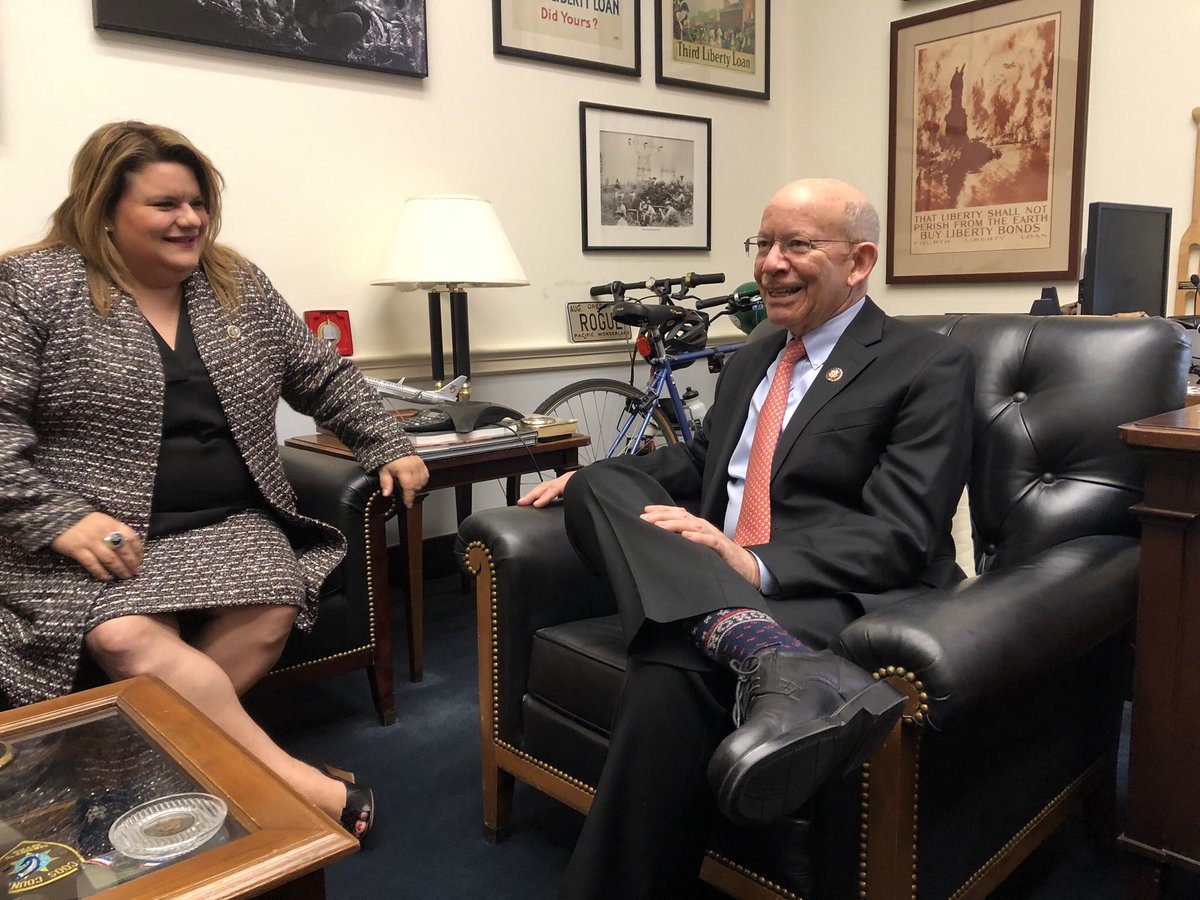 Meeting with the Chairman of the Transportation and Infrastructure Committee, @RepPeterDeFazio discussing top priorities for the 116th Congress.