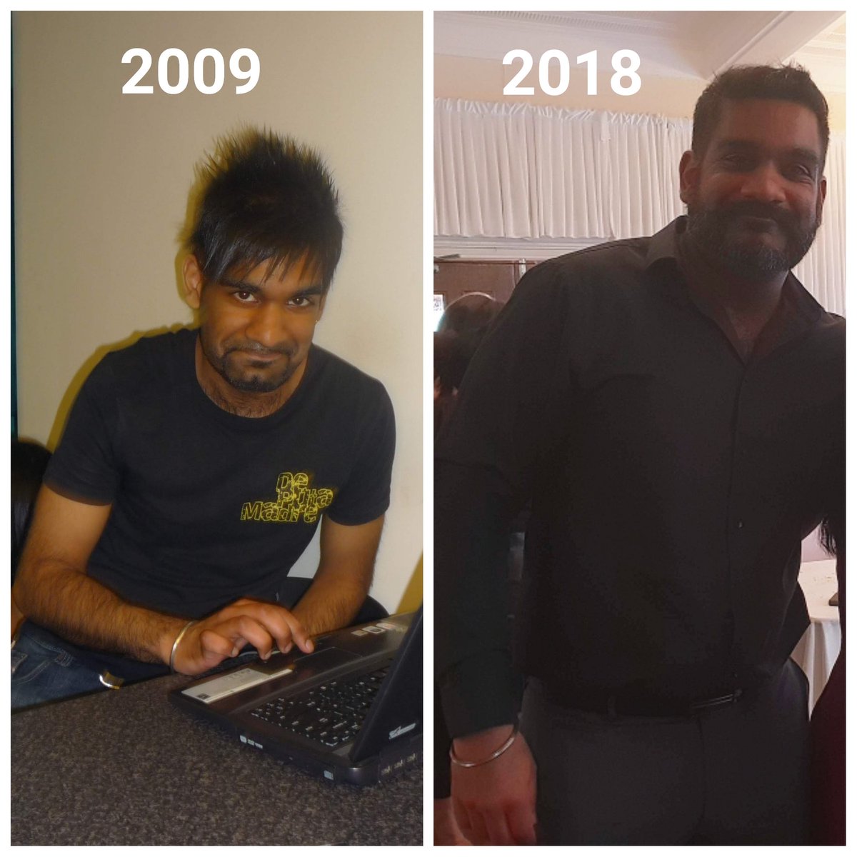 nav_lifts's tweet photo. Shared my #10yearchallenge on my Instagram just now, and figured it would be good to share here too. The gains are real! #massgains #training #gym #hardwork https://t.co/Wvxd2Mc1iP