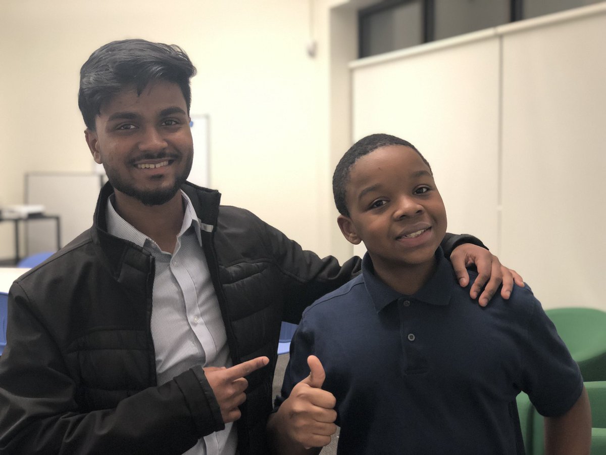 We always love seeing our college students come back and give advice to their younger teammates on how they can be better student-athletes!

Thanks for stopping by, Jawad (Conn College ‘22)! JJ enjoyed hanging out with you! 

<a href="/ConnCollege/">Connecticut College</a> <a href="/CamelAthletics/">Connecticut College Athletics</a>