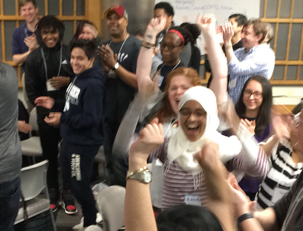 MCstudycircles's tweet photo. High school students and teachers learning to facilitate safe &amp; productive dialogue on race and achievement day 2 https://t.co/tlQCdvnsWf