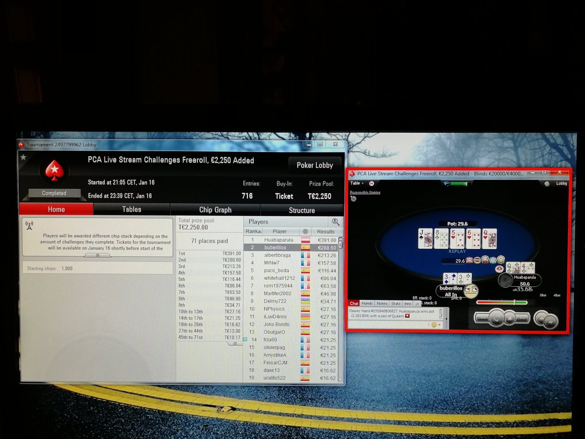 buberillos's tweet photo. #PCAenDirecto @PokerStarsSpain virus hu!! Como se escapan 🤪 https://t.co/WIzQQKmNU6
