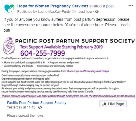 Hope For Women (@hopeforwomen) on Twitter photo 