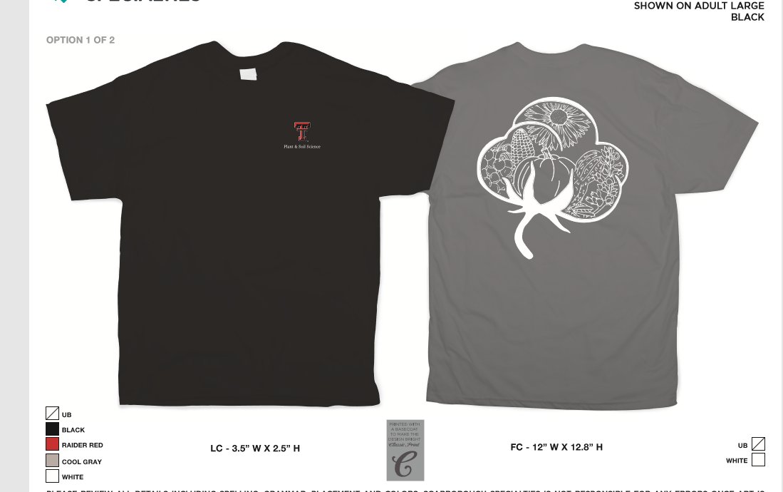 TxTechGradCo's tweet image. We are selling t-shirts and polos!
Short Sleeve T-shirts (black or grey) $20
Long Sleeve T-shirts (black or grey) $26
Cotton polos (black ONLY) $35
Send orders to Grace at grace.ogden@ttu.edu 
Payment and orders due by Feb 9 at 2 pm!
Shipping available