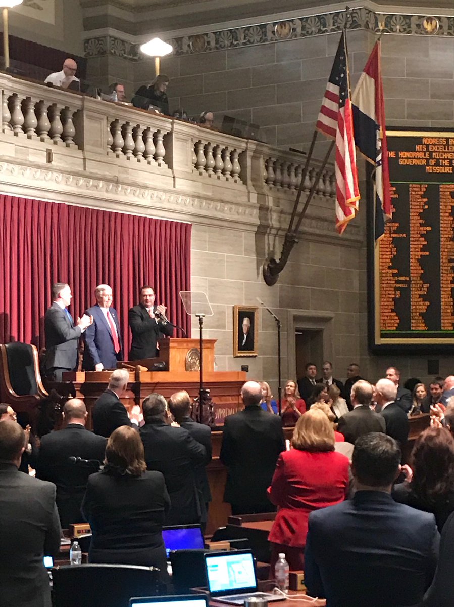 GovMikeKehoe's tweet photo. It was an honor to preside over @GovParsonMO’s State of the State Address to the 100th General Assembly. https://t.co/snSiDTJGzB