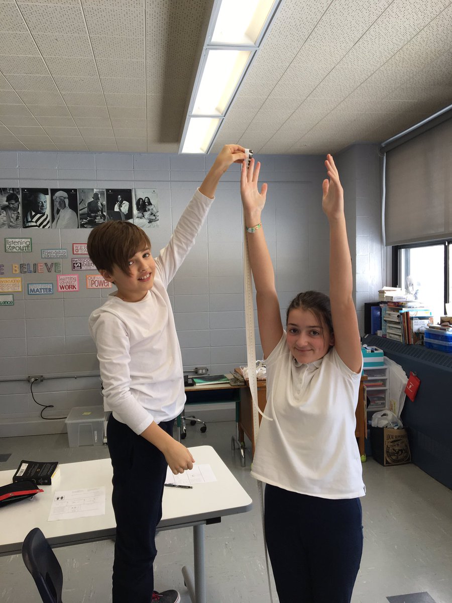 MsJennsClass's tweet photo. Measuring how far can we reach when standing and sitting. Prep for our #STEAM project. #PETlearns https://t.co/boKXayhPQ2