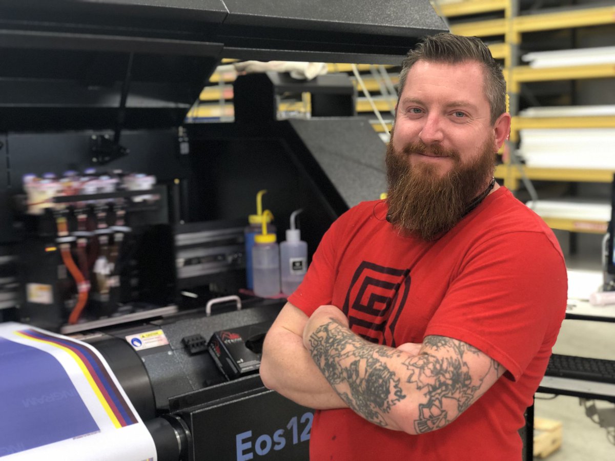 bigvisual_group's tweet image. Congrats to our January employee of the month, Jesse Cochran! Jesse is our print production guru, and we&apos;re proud to have his talents on the Big Visual Group team.