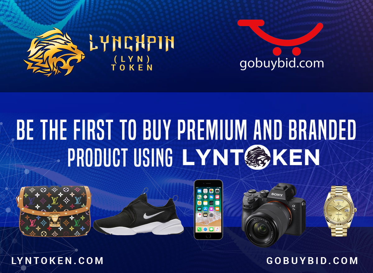 Access to monthly fire sale on gobuybid.com for up to 80% discount on premium and branded products only with Lyn Tokens!
#ICO #tokensale #crowdsale #ethereum
