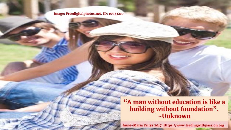 "A man without education is like a building without foundation". http://bit.ly/EDUCATION111
#leadership #communication