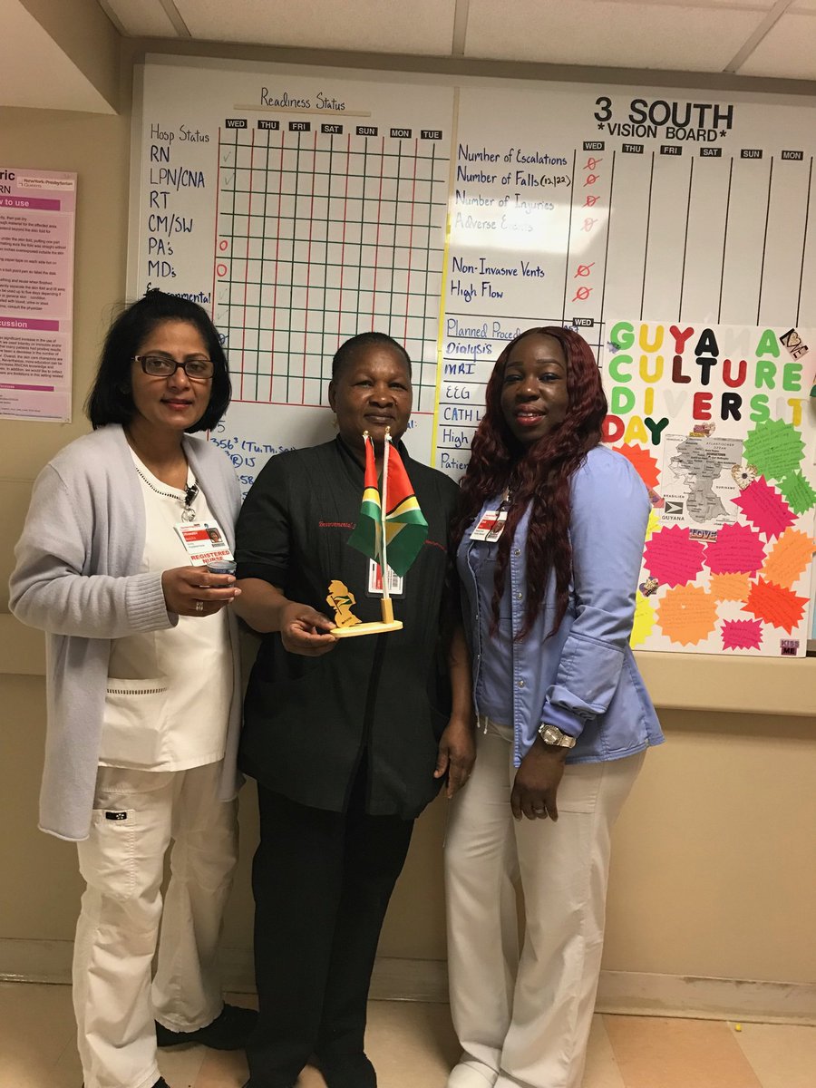 As a member of 3 south, we are involved in cultural diversity, inclusion, and belongings. This month we celebrate and learn about Guyana 🇬🇾 #cultualdiversity