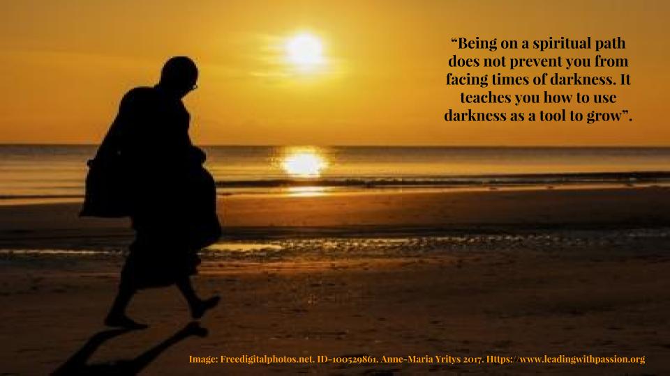 "Being on a spiritual path does not prevent you from facing times of darkness. http://bit.ly/SPIRITUALITY111
#mindfulness