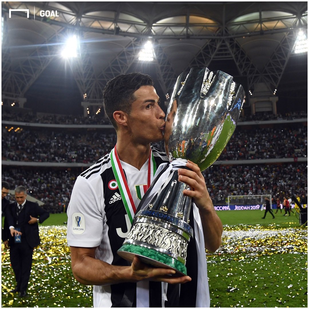 Cristiano Ronaldo's first trophy at Juventus 🏆
How many more can he win?