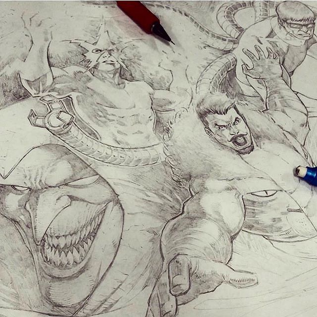 _NoMoreMutants's tweet photo. My boy @sajad_shah working on a Spider-Man Villain piece… who should he add? Vulture? Mysterio? Venom?
@sajad_shah art
#marvelcomics #Comics #marvel #comicbooks #avengers #avengersinfinitywar #xmen #gotg #captainamerica #ironman #thor #hulk #spiderman #uncannyxmen #wolveri… https://t.co/yQNZHnwJno