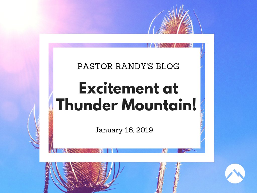 TMC4SV's tweet photo. Check out Pastor Randy's blog post for the week! Want to know what's going on inside and outside at Thunder Mountain? Read his weekly blog :)

Click here: https://t.co/PiVoLJ9Gmj
@randyyoungblood https://t.co/JVcUfM7P4s