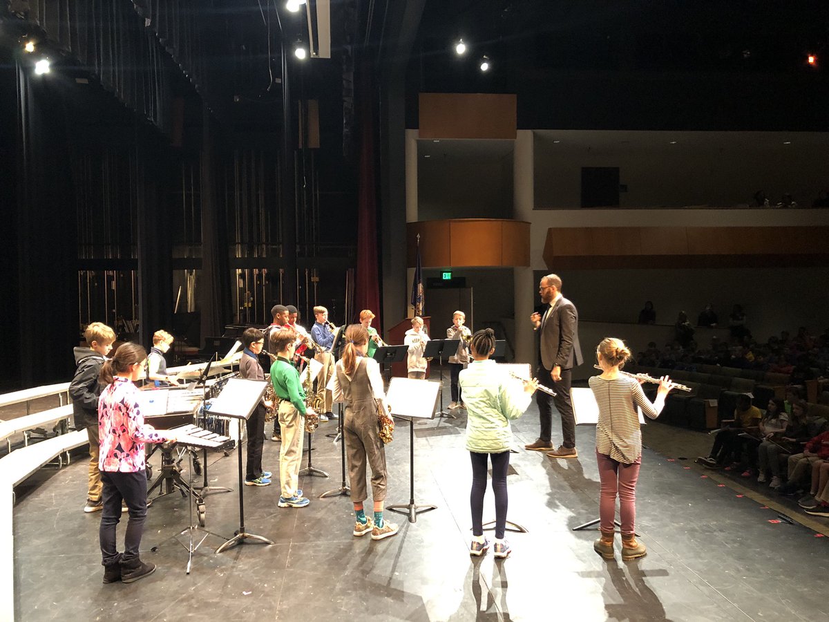 CollegiateArts's tweet photo. The 5th &amp; 6th Grade musicians capped off their winter program with an energetic performance in assembly today. Last night’s concert was beautiful &amp; it was nice to share it with so many family, friends and fellow students. Thanks Mr. Blevins @BryanHooten and @melissasmusic https://t.co/XznTVSAJzP