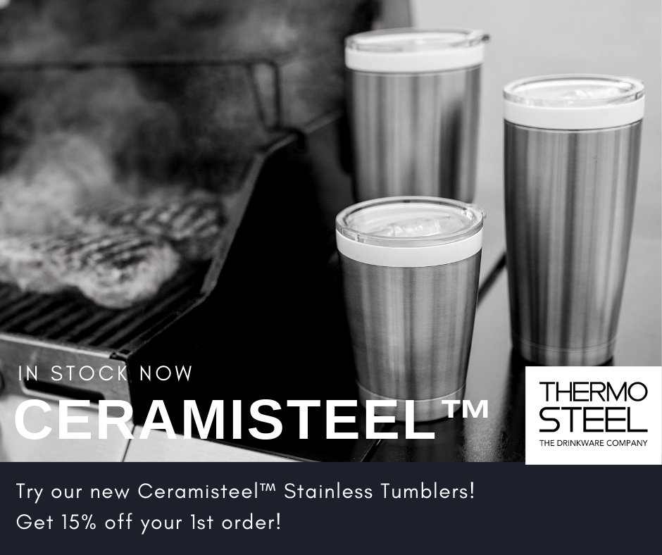 Taste your beverage not your tumbler! Groundbreaking CeramiSteel™  technology combines the strength of stainless steel with a smooth  ceramic interior. The ceramic finish eliminates all metallic tastes or smells. Learn more: bit.ly/2SX2HCQ