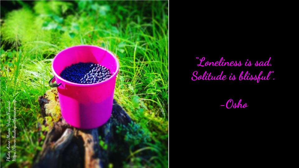 "Loneliness is sad. Solitude is blissful". -Osho http://bit.ly/AWARENESS111
#business #leadership