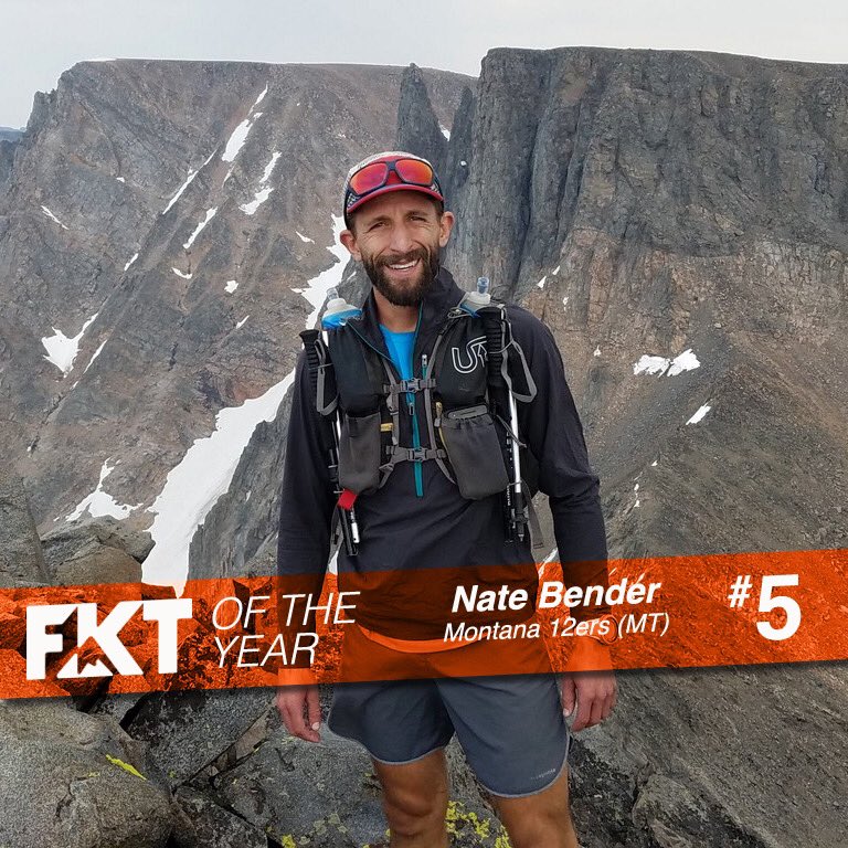 FastestKnown's tweet photo. The Fastest Known Time of the Year award is back and the Top-5 countdown starts now. Nate Bender is the #5 male FKTOY for the “Montana 12ers.” Visit this link to see our special #FKTOY page with quotes from Nate as well as comments from our voters >> https://t.co/bNHZT6muCT https://t.co/RAsacuXvWJ