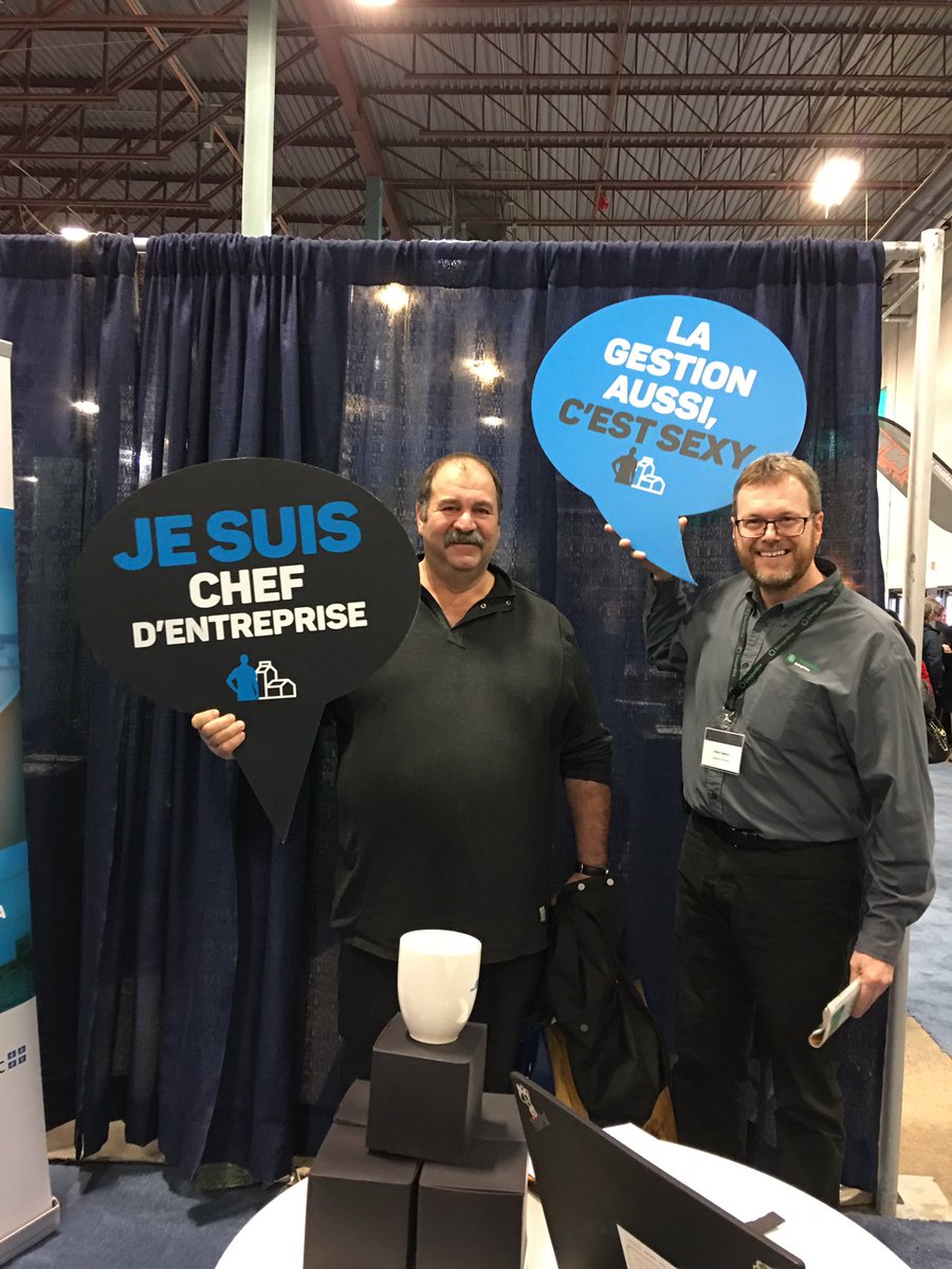Quelles belkes journées au <a href="/salonagr/">Salon de l'agriculture et Expo-Champs</a> à jaser avec des chefs d’entreprise avec en cie de collègues en or <a href="/jocurieuse/">joane blais</a> <a href="/RenRoy3/">René Roy</a> <a href="/SylvainBiron/">Sylvain Biron</a> <a href="/valacta/">Valacta</a> #gestionsexy