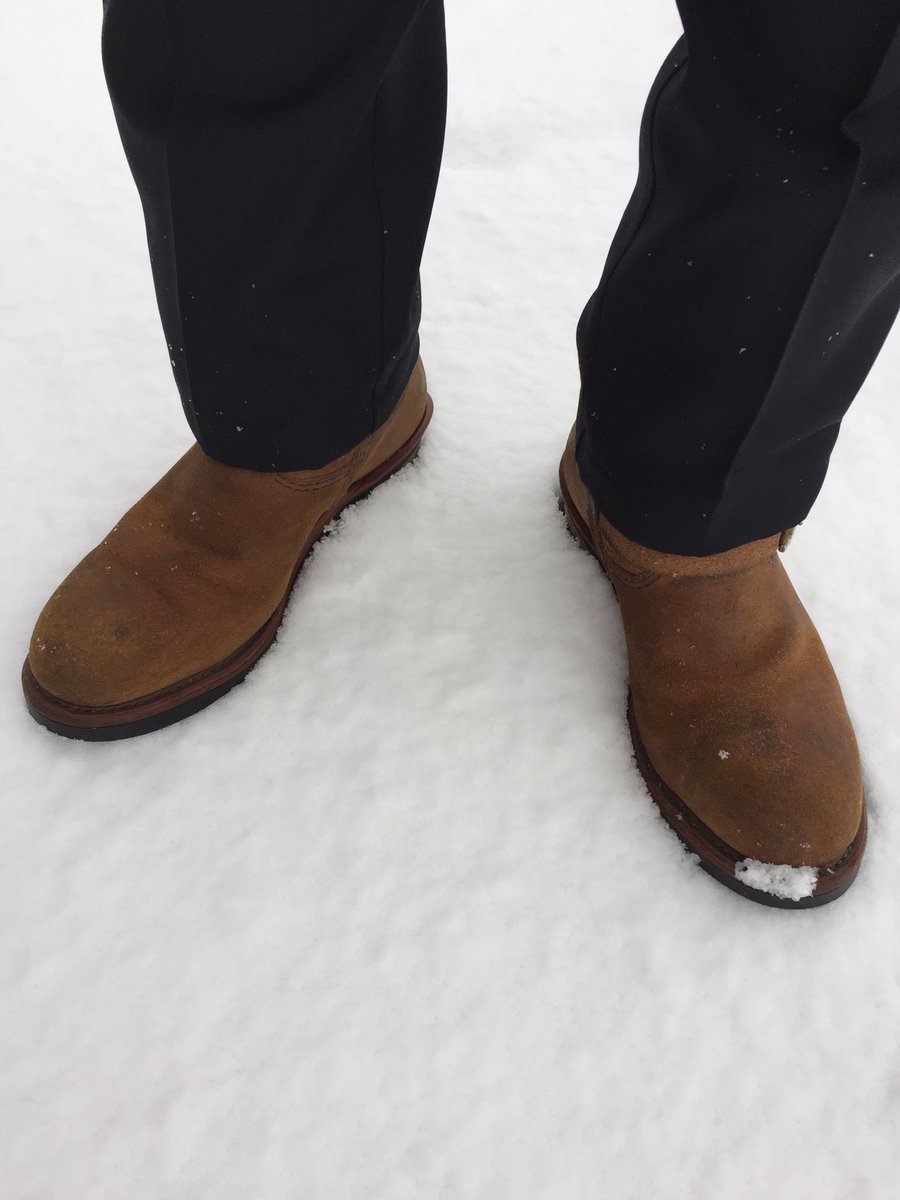 ট ইট র 武藤喜兵衛 19 1 17 本日は雪 しばらく雪が続きそう オイルスエードが心強いです Rw 8178 レッドウイング Rw8178 スエード オイルスエード エンジニア Redwing Engineer Redwingshoecompany Redwingjapan T Co K6dfvmmnw2