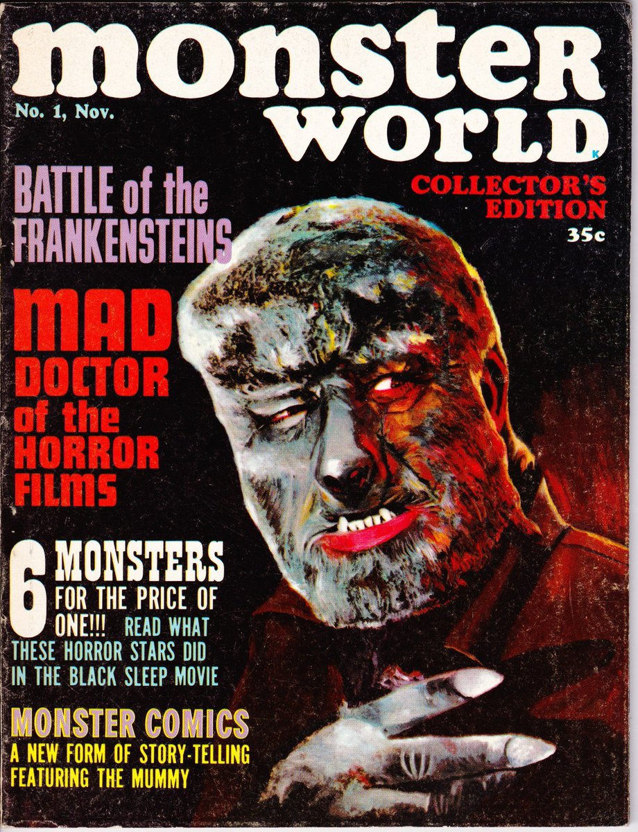 Atomic_Robot_'s tweet photo. Excited to share the latest addition to my #etsy shop: Monster World #1 (1st Series 1964) November 1964 Warren Publishing Grade VG https://t.co/KUhwLif6Jc #booksandzines #comic #scifi #monstercomic #godzillacomicbook #famousmonsters #famousmonstersmag #monstermagazine https://t.co/fRw3OHDI4n