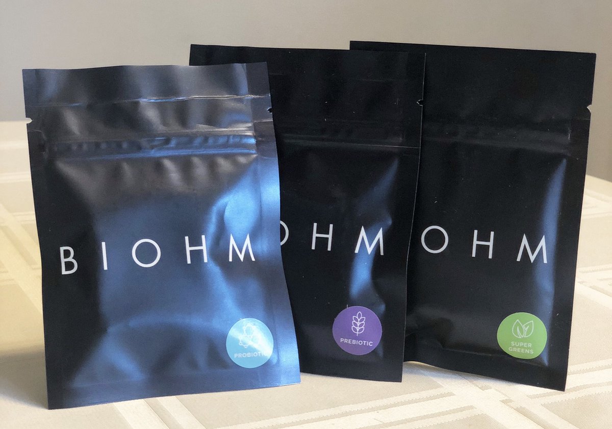 IrongirlNadia's tweet photo. Excited to add more to my superfoods routine. Adding #supergreens every morning to my smoothies @biohmhealth #biohm #biohmhealth #prebiotic #probiotic https://t.co/P3TlNtr41n