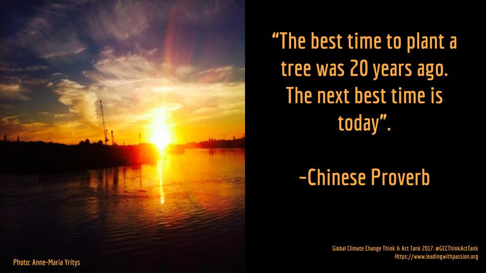 "The best time to plant a tree was 20 years ago. The next best time is today".
-Chinese Proverb http://bit.ly/ClimateChangeAMY …
#climatechange #climateaction