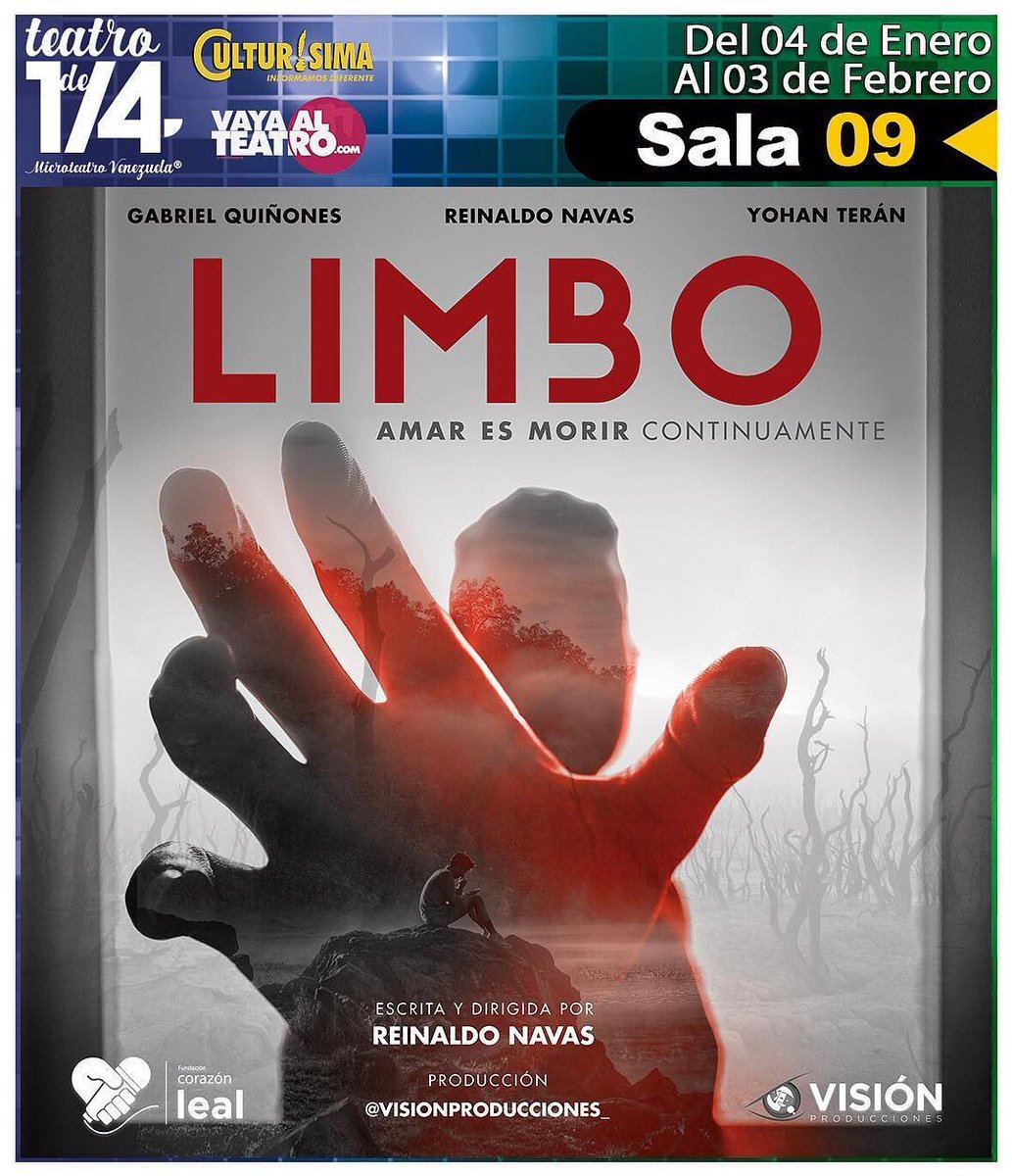CulturalVzla's tweet photo. #LimboLaObra en sala 09 @MicroteatroVzla @UrbanCuple #AgendaCulturalVzla #Teatro #CarteleraTeatral #ObrasTeatrales https://t.co/ziankl1GZn