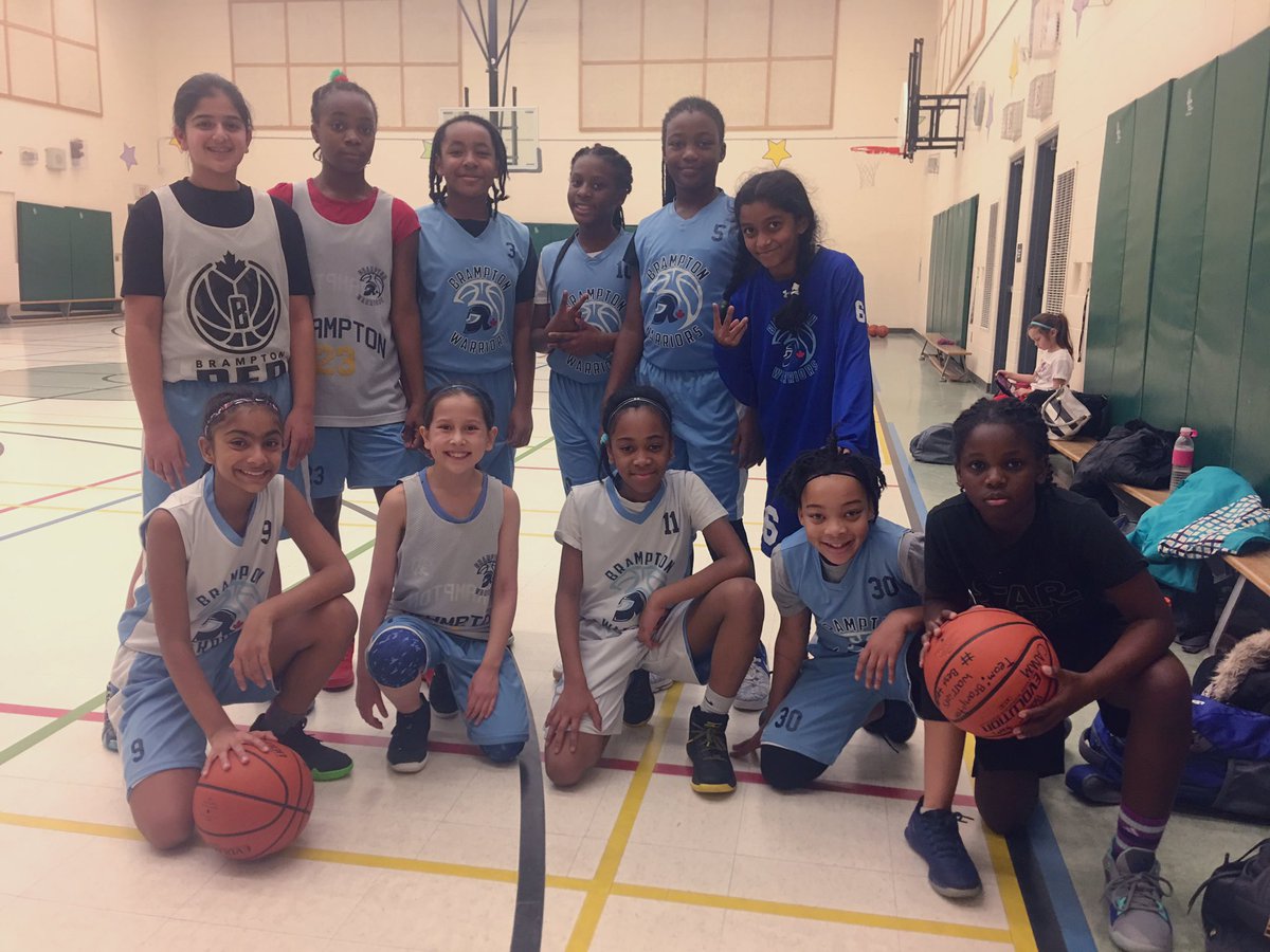 This 5th grade <a href="/BramptonBBall/">Brampton Basketball</a> squad’s energy is contagious, and they win games too!! 👏🏾 Was a pleasure attending practice. LOVE the direction that girls basketball is going 🇨🇦!! <a href="/NorthPoleHoops/">NPH</a>