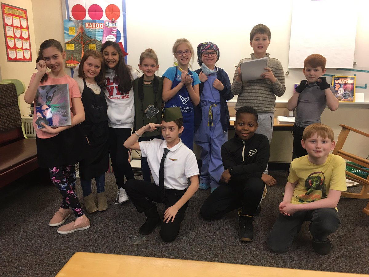 Their future is bright! What a fun Career Day!