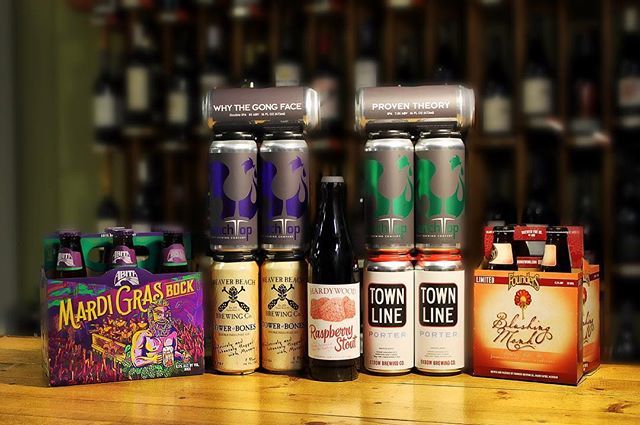 defleswinkel's tweet photo. Wednesdays and fresh drops go together like peanut butter and jelly - for real.
Fresh in the shop today:
@benchtopbrewing #ProvenTheory and #WhyTheGongFace (yep, you read that right!)
@abitabeer #MardiGrasBock
@reaverbeach #TowerOfBones
@hardywood #R… https://t.co/skrUTVj9bd https://t.co/TZH21ynVbc
