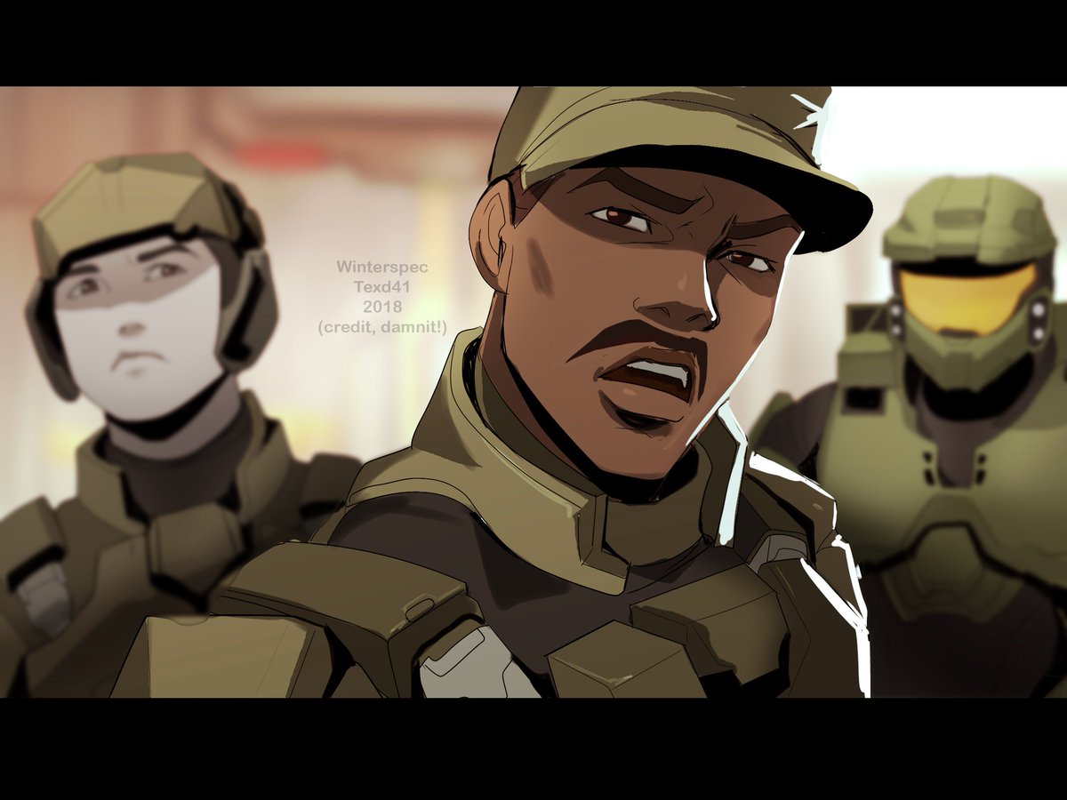 TexD41's tweet photo. Iistening Ghost in the shell OST all day.

#halo #masterchiefcollection #MCC #anime #fakescreenshot #marines #myart https://t.co/TQrK8uv8E4