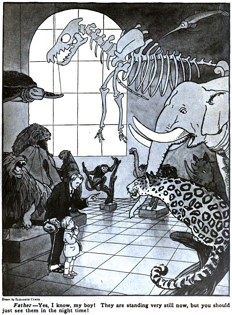 yesterdaysprint's tweet photo. The original Night at the Museum? Judge magazine, 1923 
https://t.co/7TwTmpEonb https://t.co/XriIMi8b3Y