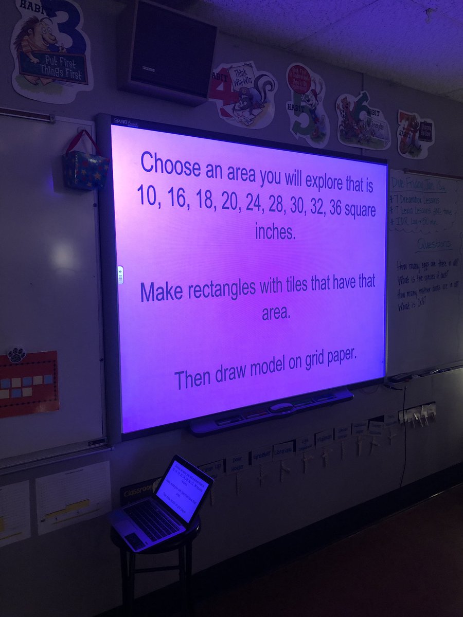 TeamAllster's tweet image. We loved the @joboaler math task today connecting area and perimeter! Great discourse, discovery, and growth mindset! #mathisfun #mathtaskandshare #SPSMathChat @Julie_Allen_ @MsEutsler117