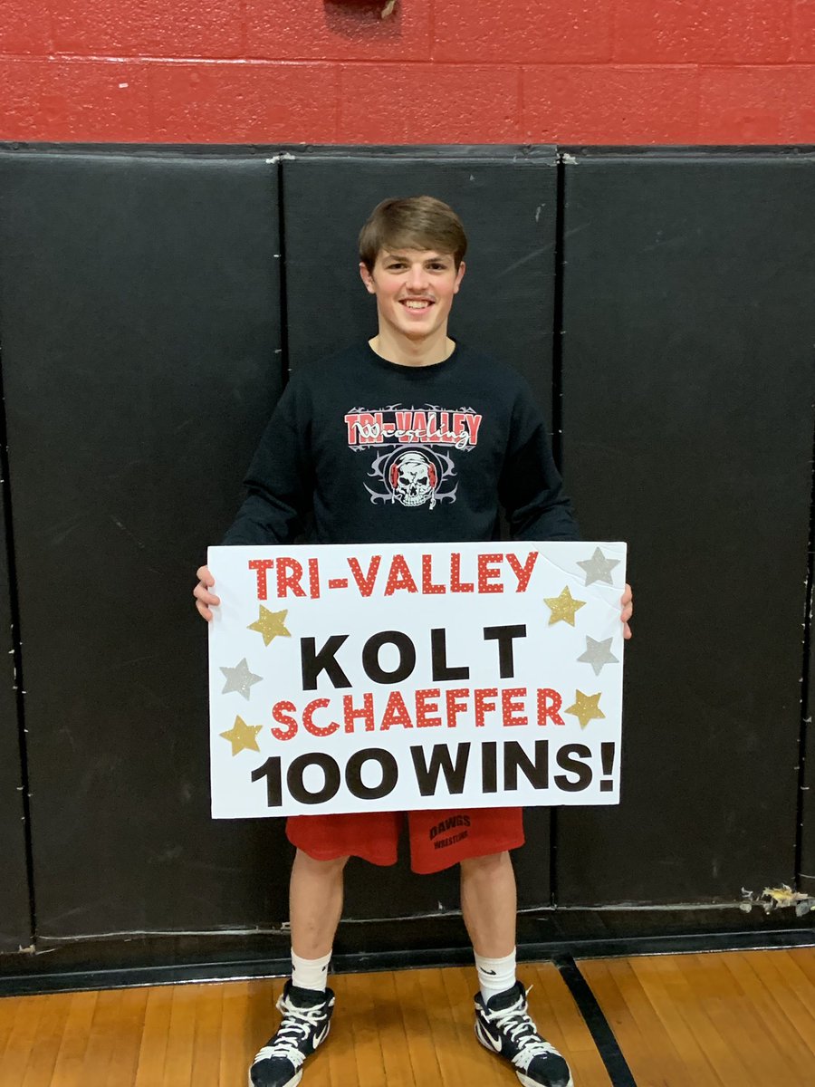 TVAthleticDept's tweet photo. 100th Career win!! https://t.co/etE1YEUL3p