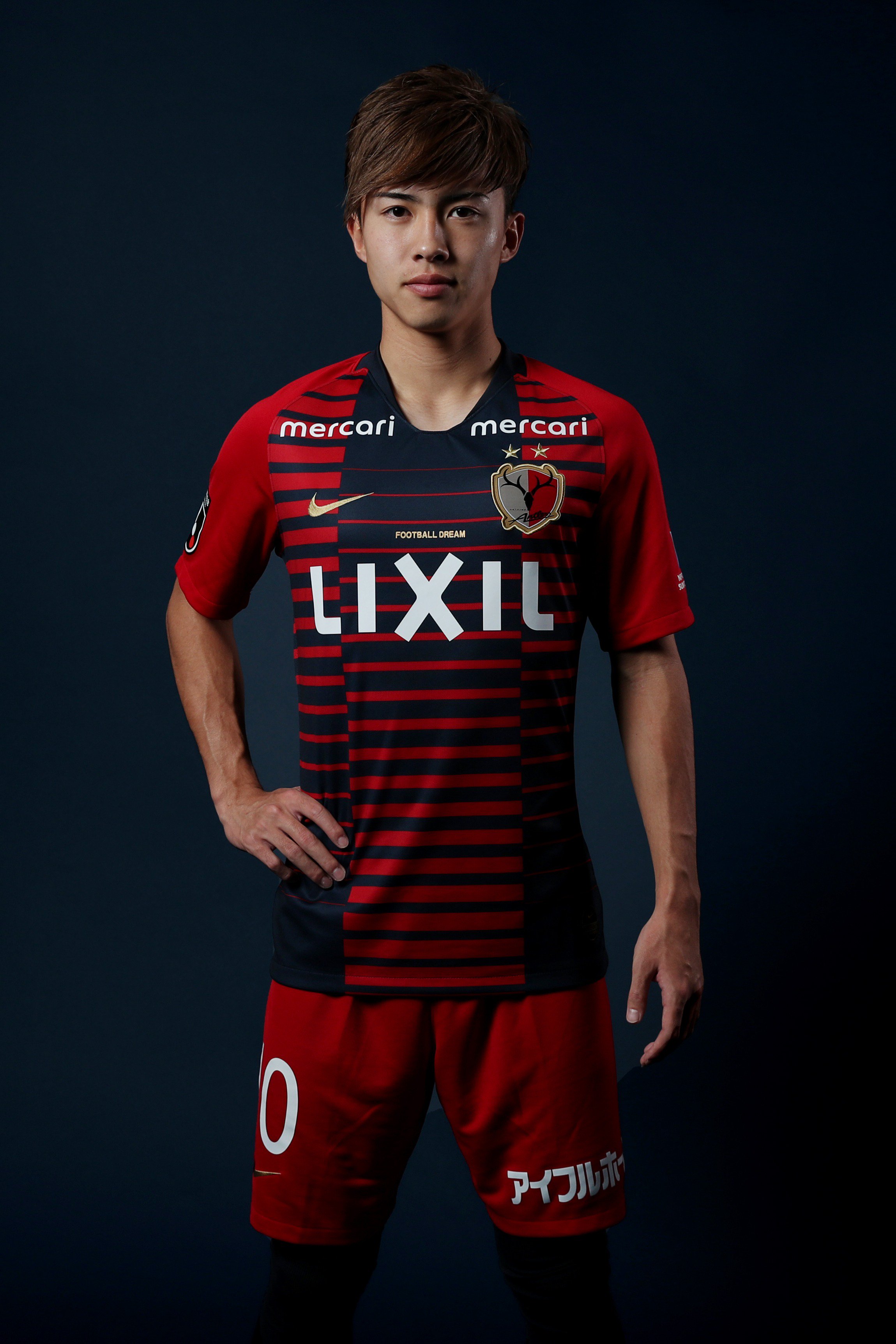 鹿島アントラーズ 2019 2ndユニフォーム XL No.10 鹿島アントラーズ 2019 2ndユニフォーム XXL No.10 サイン入り