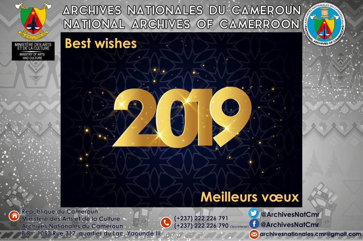 Archives Nationales - Cameroun (officiel) (@archivesnatcmr) on Twitter photo 