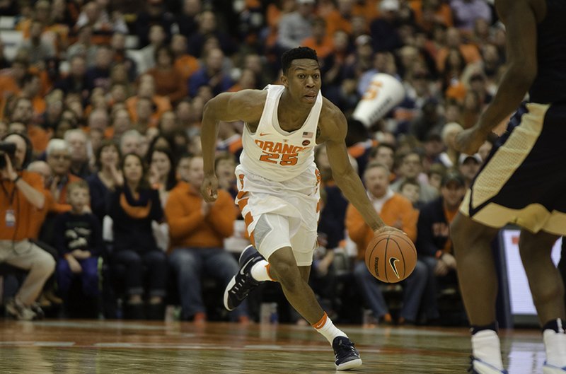 By developing weak hand, Tyus Battle hopes to boost draft stock By developing weak hand, Tyus Battle hopes to boost draft stock