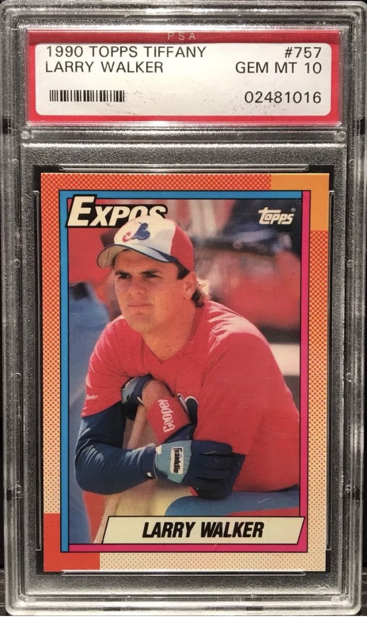 CardBurglar's tweet photo. This card is uglier than Don Mossi in a Speedo. But I think I need one. #LarryWalker #1990Topps https://t.co/RzNUbno3D2