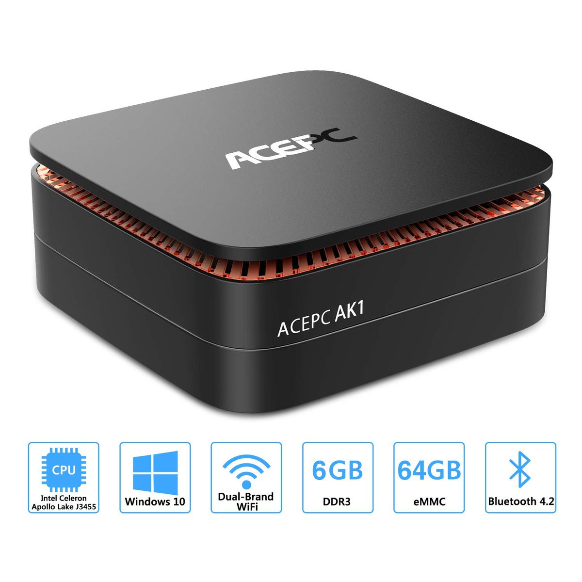 CeotechI's tweet image. ACEPC AK1 Mini PC,Intel Celeron J3455,6GB RAM+64GB Storage,Windows 10 Home,Support mSATA/2.5&apos;&apos; SSD/HDD,4K,Dual Band WiFi,Gigabit Ethernet (6GB+64GB/Intel Apollo Lake J3455)...
@ACEPC @MiniPC @WIN10 #ACEPC #MiniPC #WIN10
Link Amazon: amzn.to/2HfCkqn